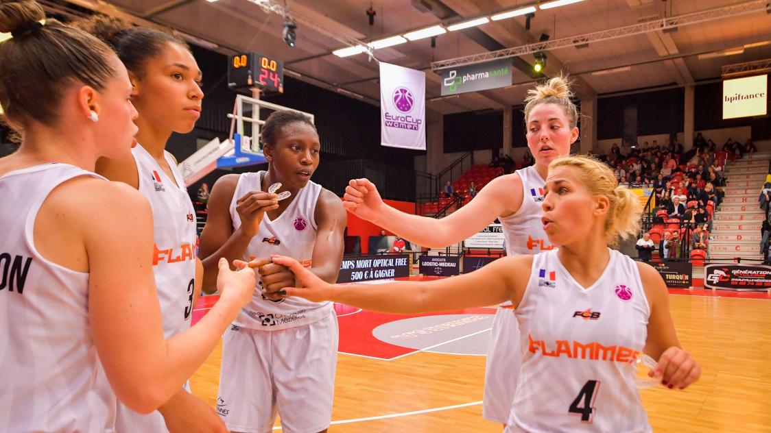 Basket avec outlet flamme